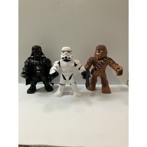 Star Wars  Mega Mighties Galactic Heroes Chewbacca, Darth Vader, Stromtrooper